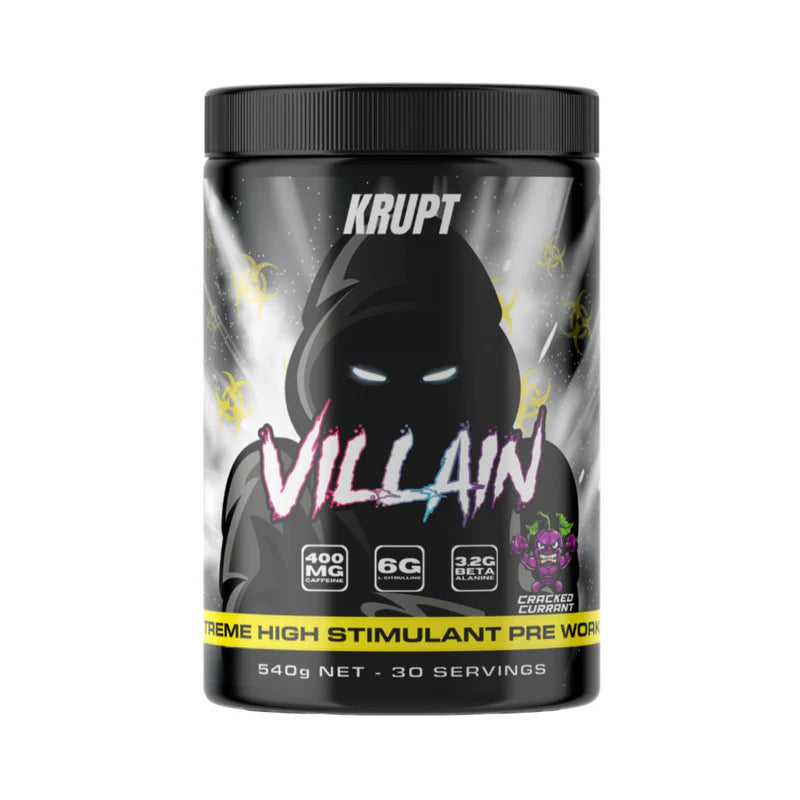 Krupt - Villian - Extreme High-Stimulant Pre-Workout - 30 Serves