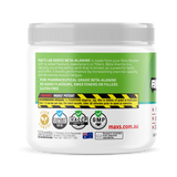 MAX'S Beta-Alanine - 50 Serves
