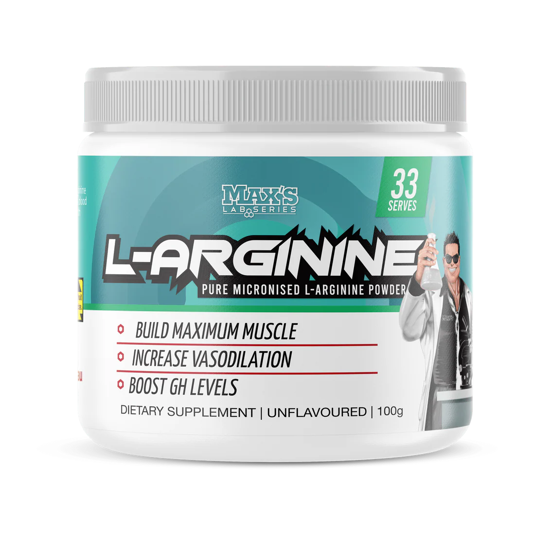 MAX'S - L-Arginine - 33 Serves