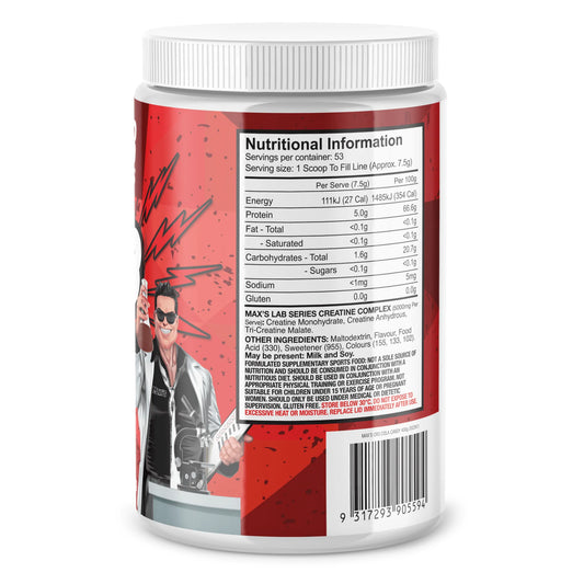 Max's Lab Series CRx3 Creatine Blend - 400g - 80 Serves