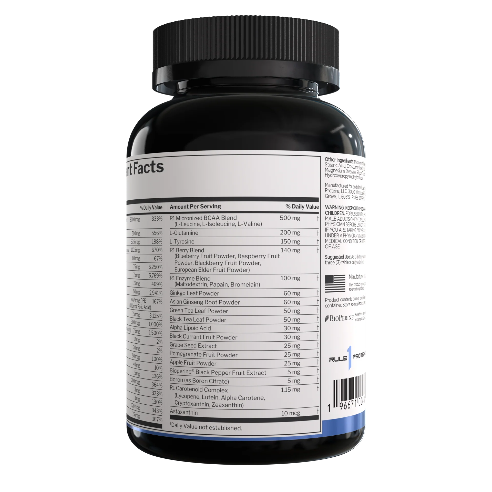 Rule One - Men's Multi - Daily Multivitamin - 90 Tablets