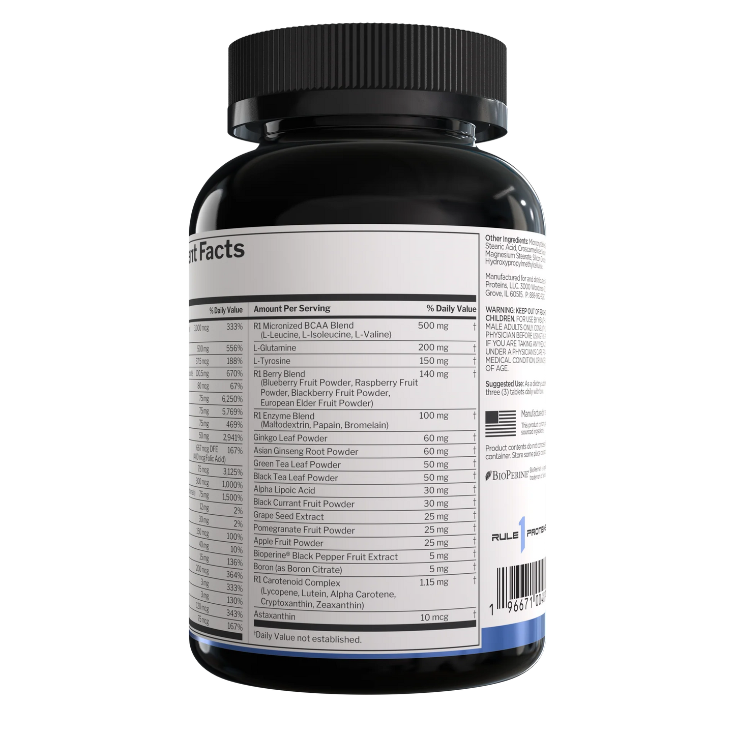 Rule One - Men's Multi - Daily Multivitamin - 90 Tablets