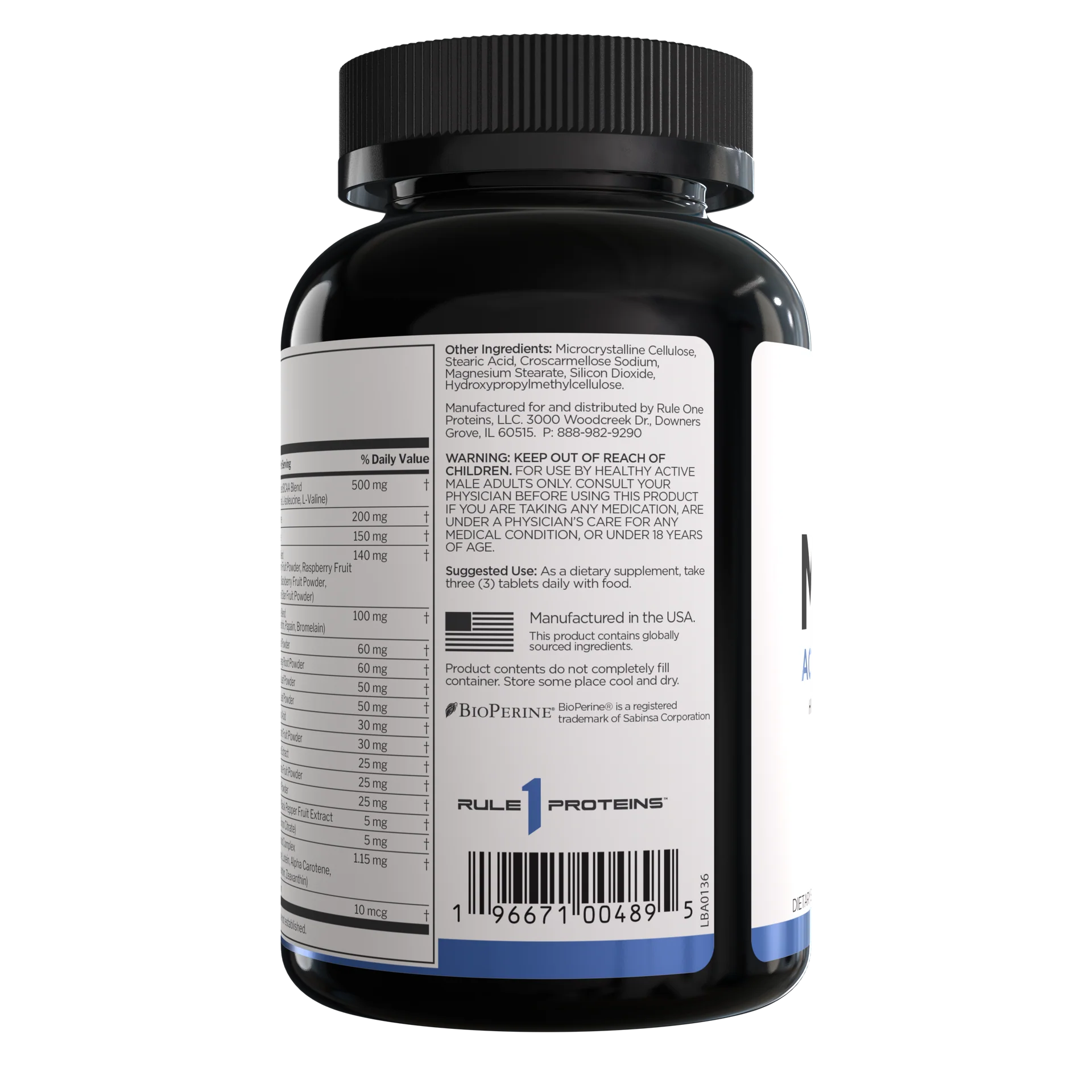 Rule One - Men's Multi - Daily Multivitamin - 90 Tablets