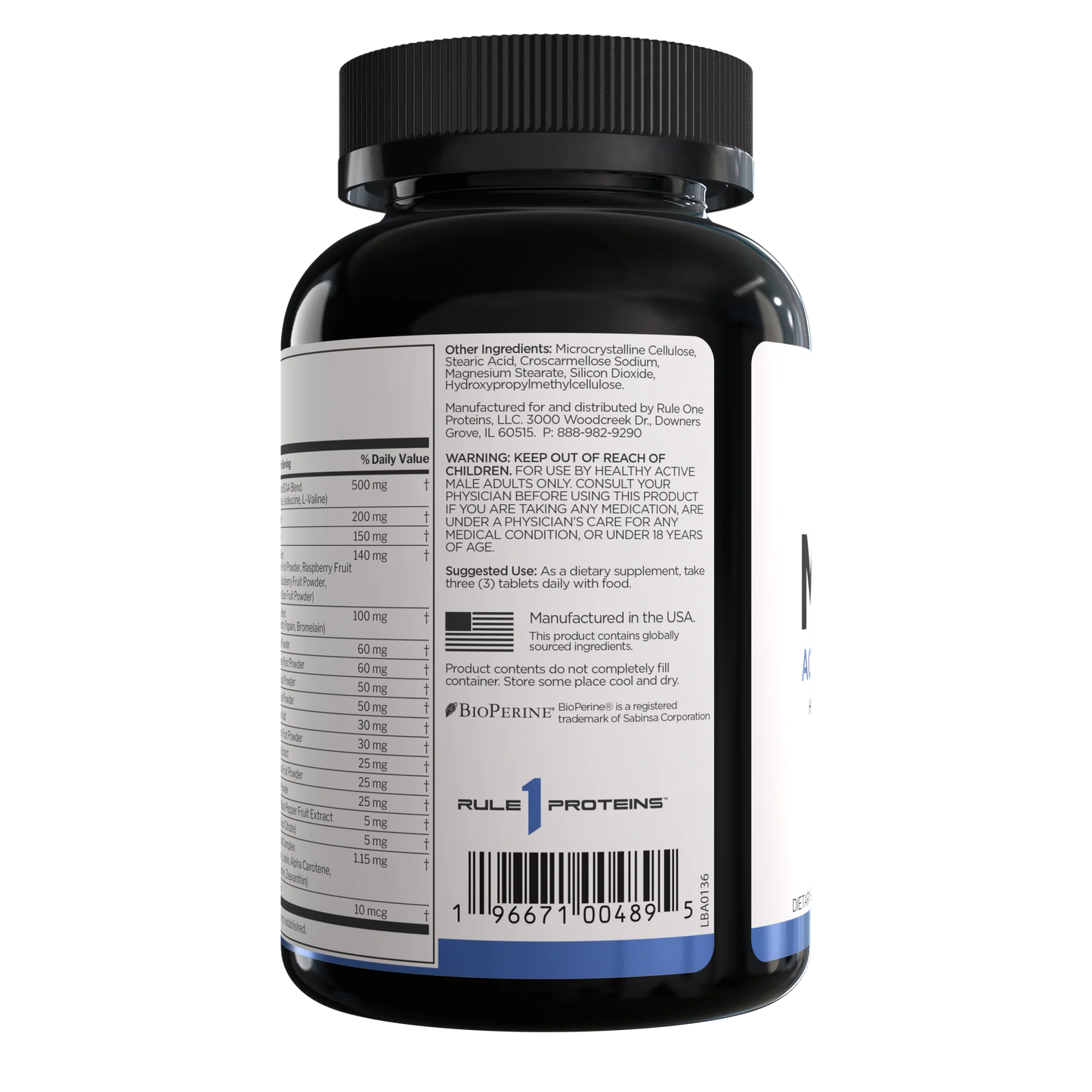 Rule One - Men's Multi - Daily Multivitamin - 90 Tablets