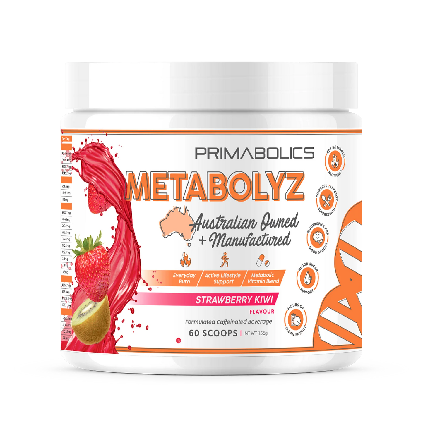 Primabolics Metabolyz - Metabolic Igniter - 60 Serves