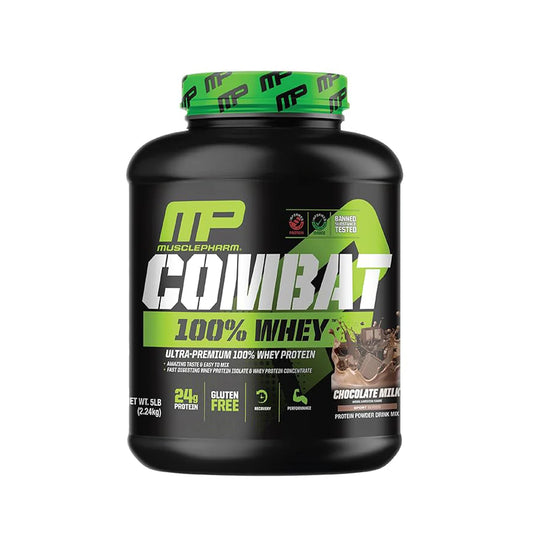 MusclePharm Combat 100% Whey Protein Powder - 5lbs - 2.24kg