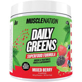 Muscle Nation Daily Greens Powder Mixed Berry Flavour 30 serves (180g)