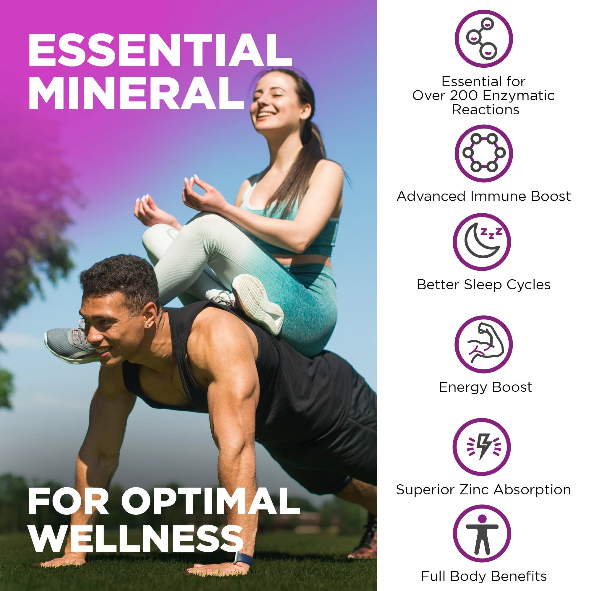 Nutrivein - Zinc Picolinate - 120 Capsules