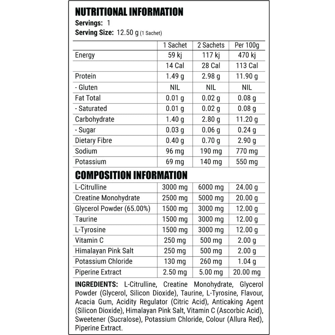 Faction Labs - Disorder BULGE - Pump Formula - 40 Serves