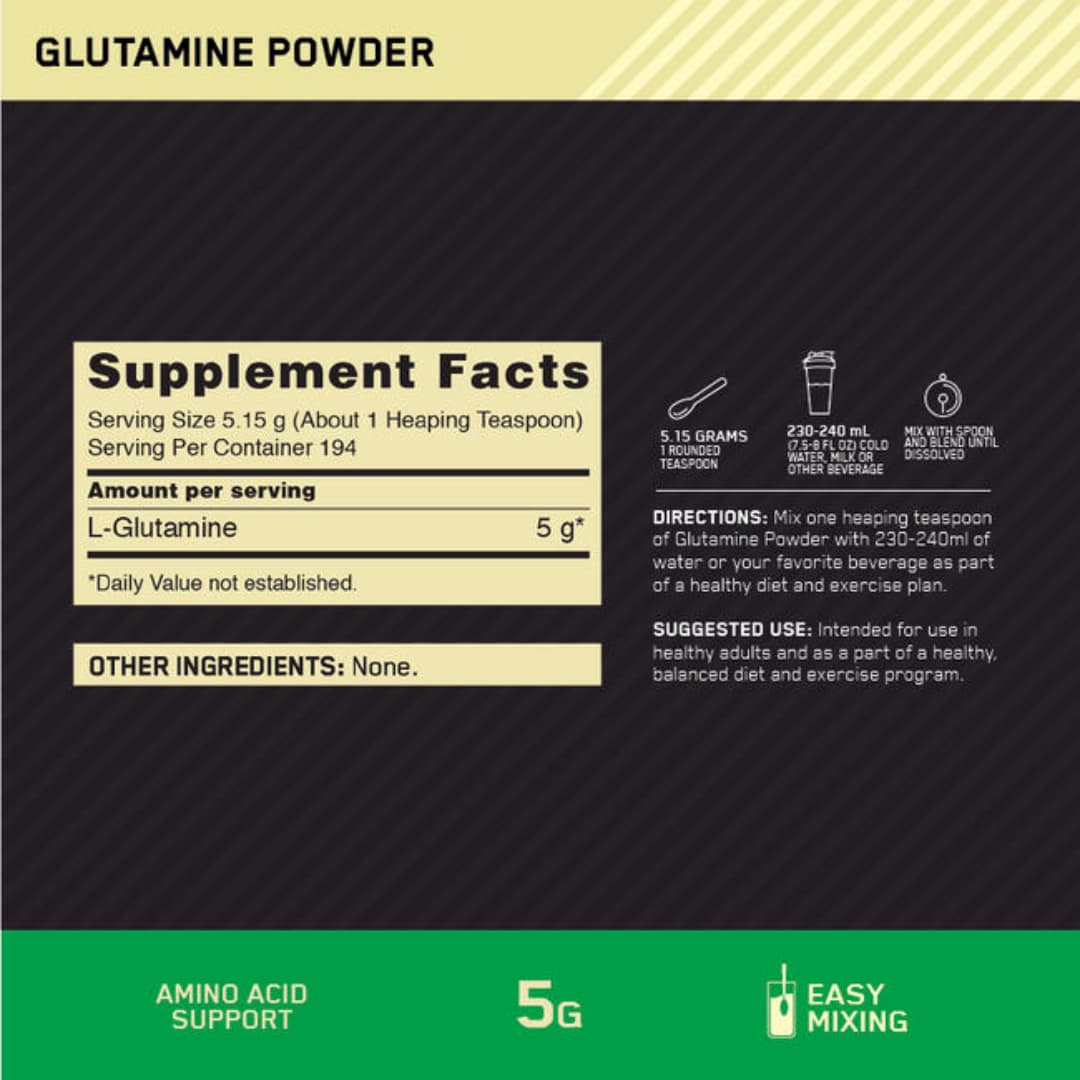 Optimum Nutrition - L-Glutamine Powder