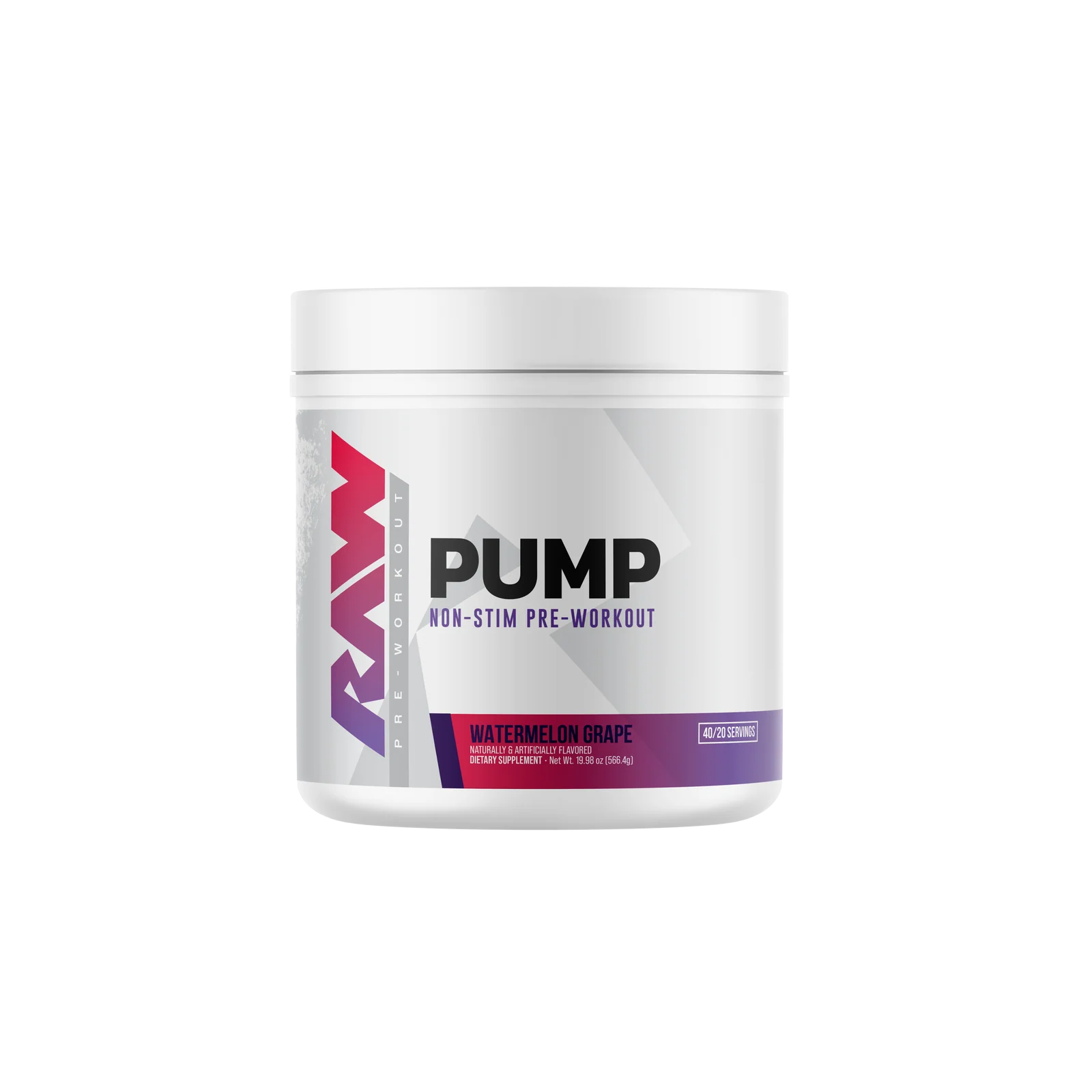 Raw Nutrition - Pump - Non-Stim Pre-Workout - 40 Serves