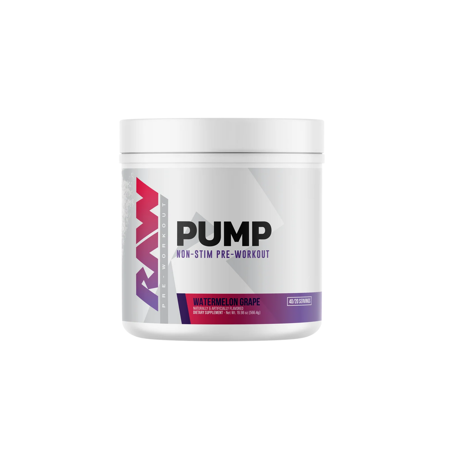 Raw Nutrition - Pump - Non-Stim Pre-Workout - 40 Serves
