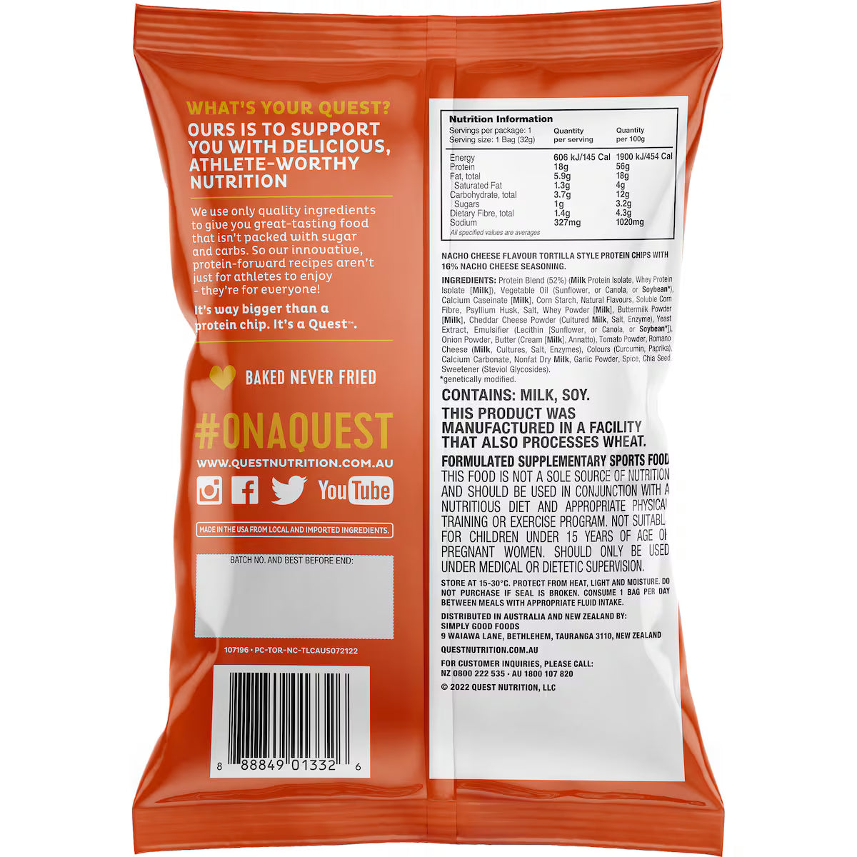 Quest  Tortilla Style Protein Chips