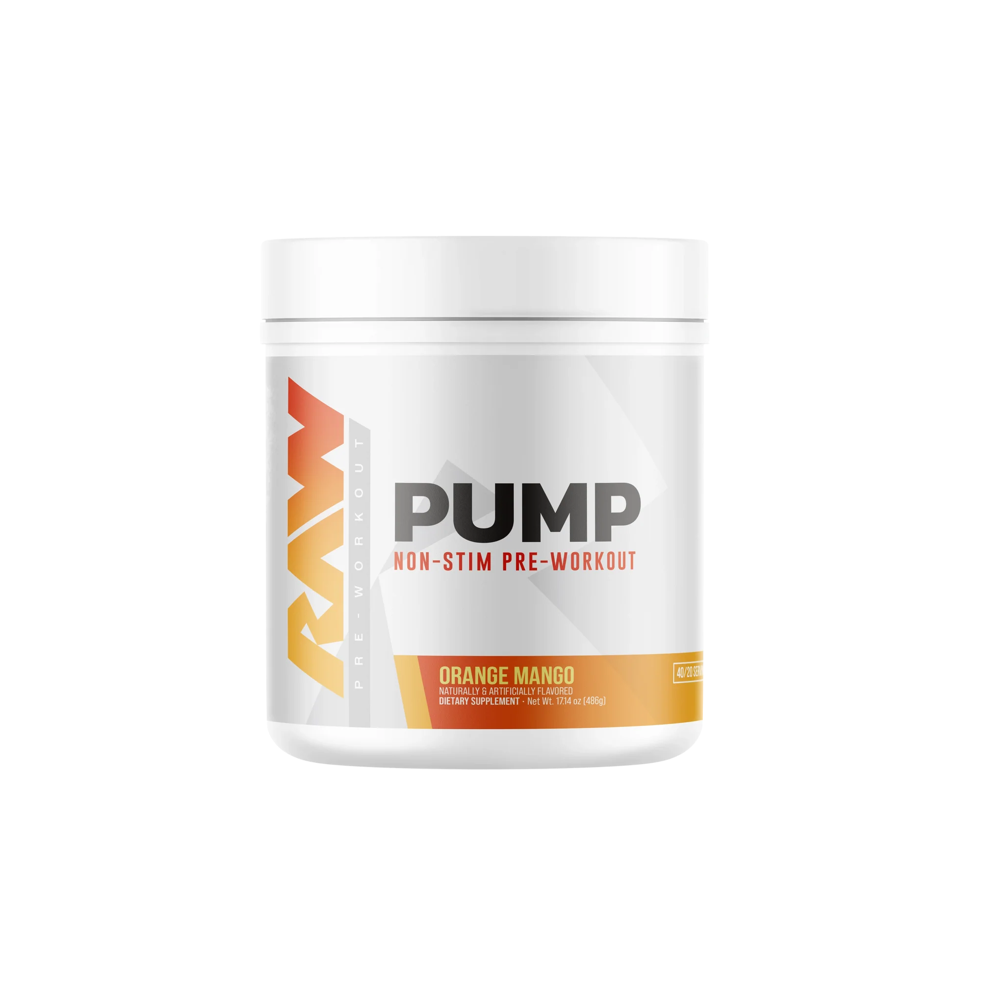 Raw Nutrition - Pump - Non-Stim Pre-Workout - 40 Serves