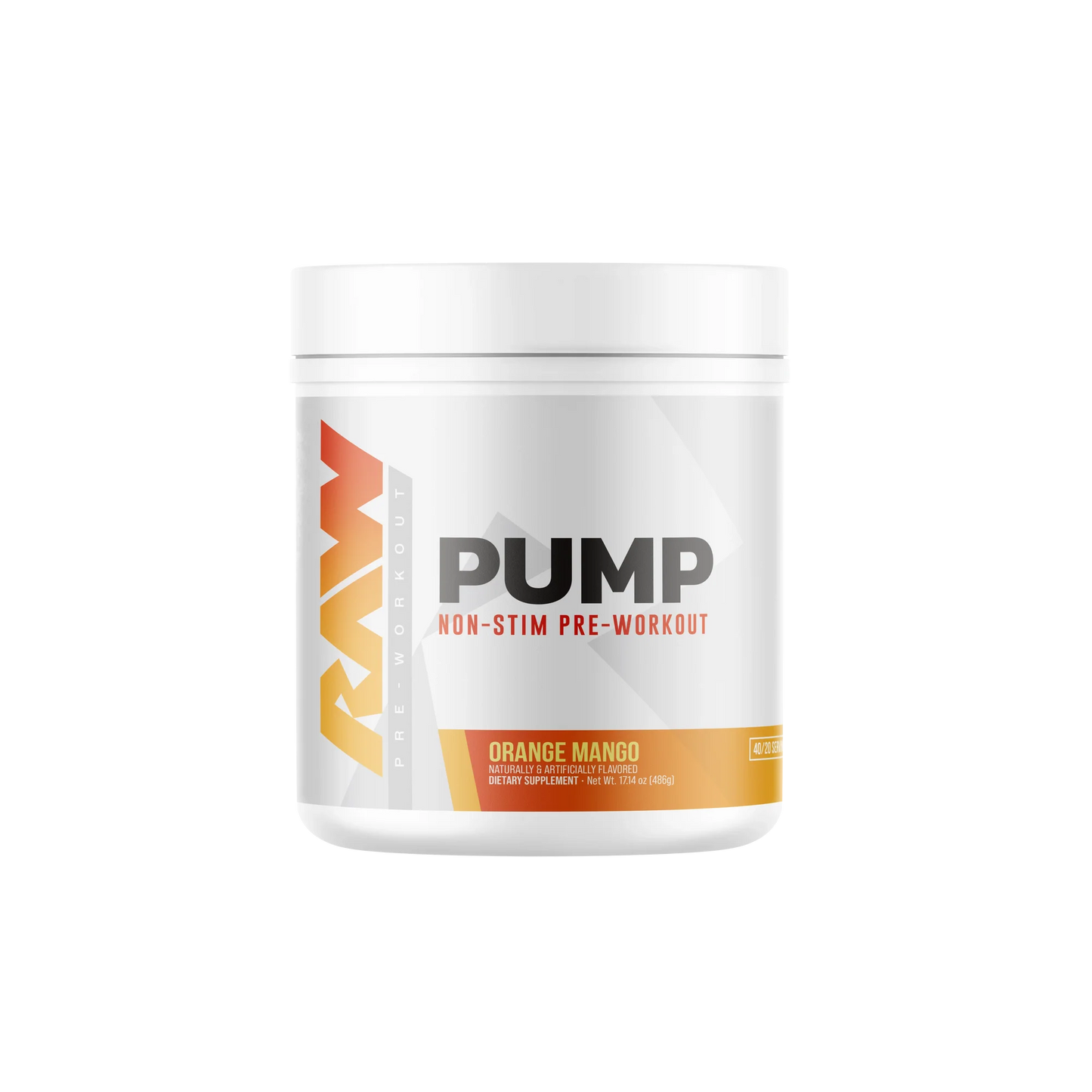 Raw Nutrition - Pump - Non-Stim Pre-Workout - 40 Serves