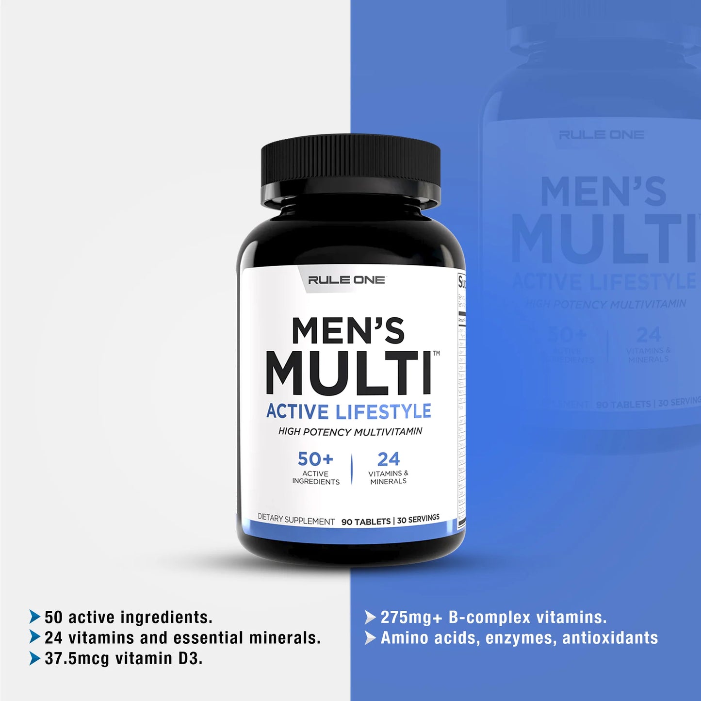 Rule One - Men's Multi - Daily Multivitamin - 90 Tablets