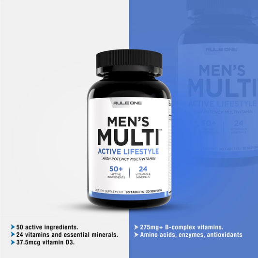 Rule One - Men's Multi - Daily Multivitamin - 90 Tablets