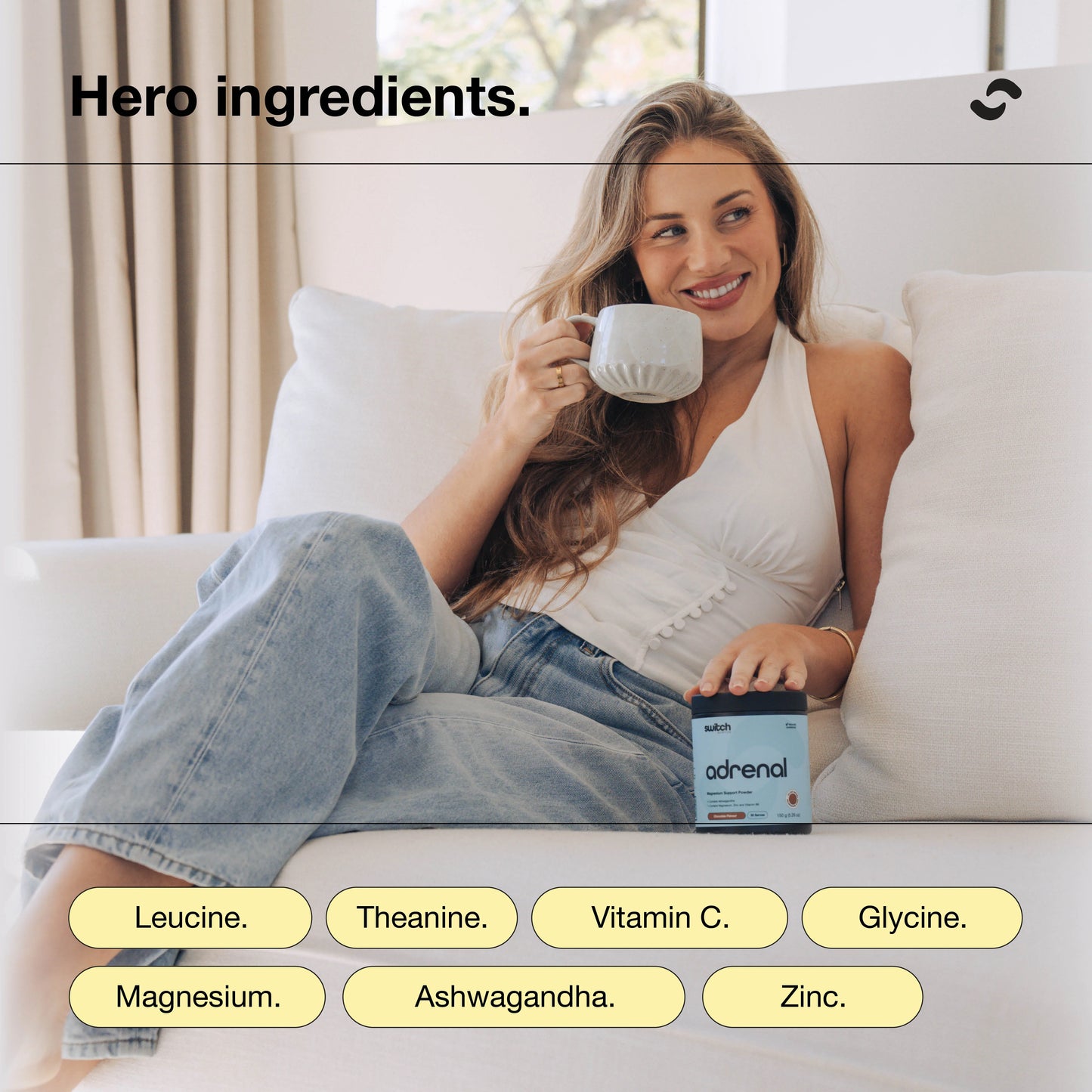 Switch Nutrition - Adrenal Switch - Magnesium Support Powder - 30 Serves