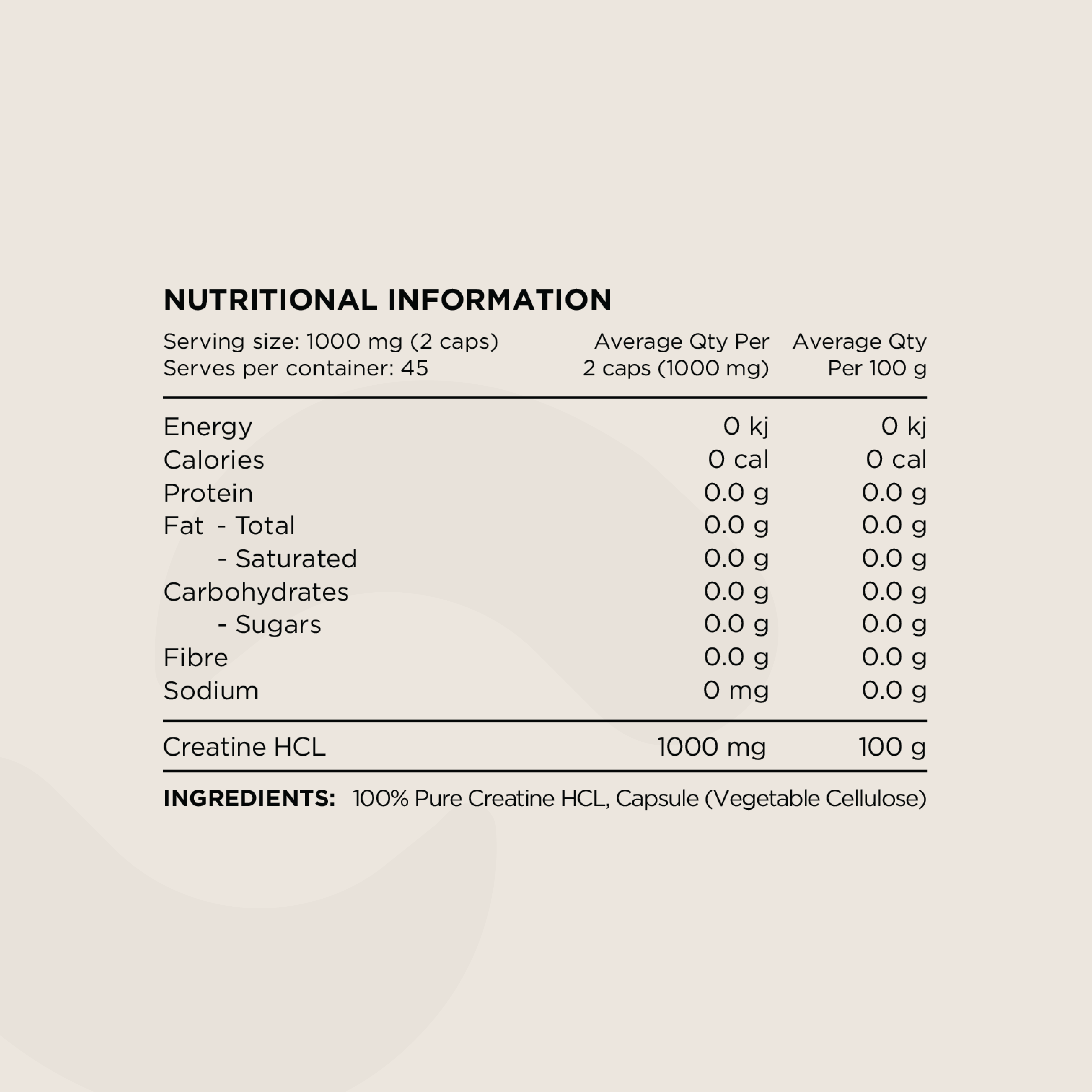 Switch Nutrition - Essentials - 100% Pure Creatine HCL Capsules