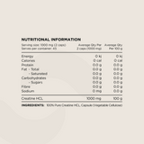 Switch Nutrition - Essentials - 100% Pure Creatine HCL Capsules