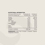 Switch Nutrition - N-Acetyl L-Cysteine (NAC) Capsules - 60 Serves