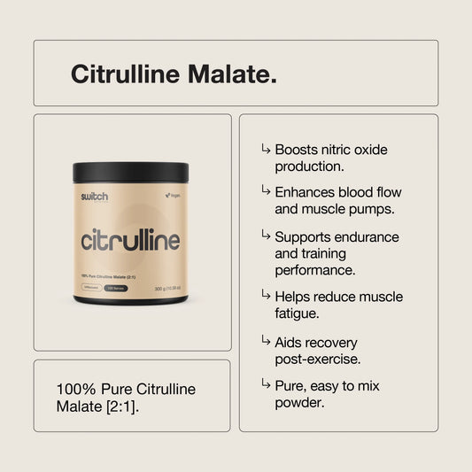 Switch Nutrition - Citrulline Malate - 100 Serves