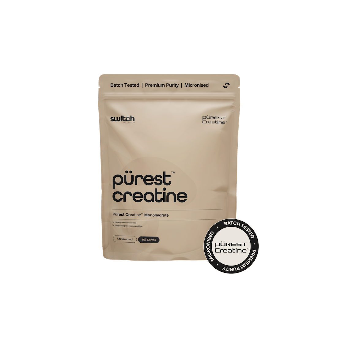 Switch Nutrition - Purest Creatine Monohydrate - 500g