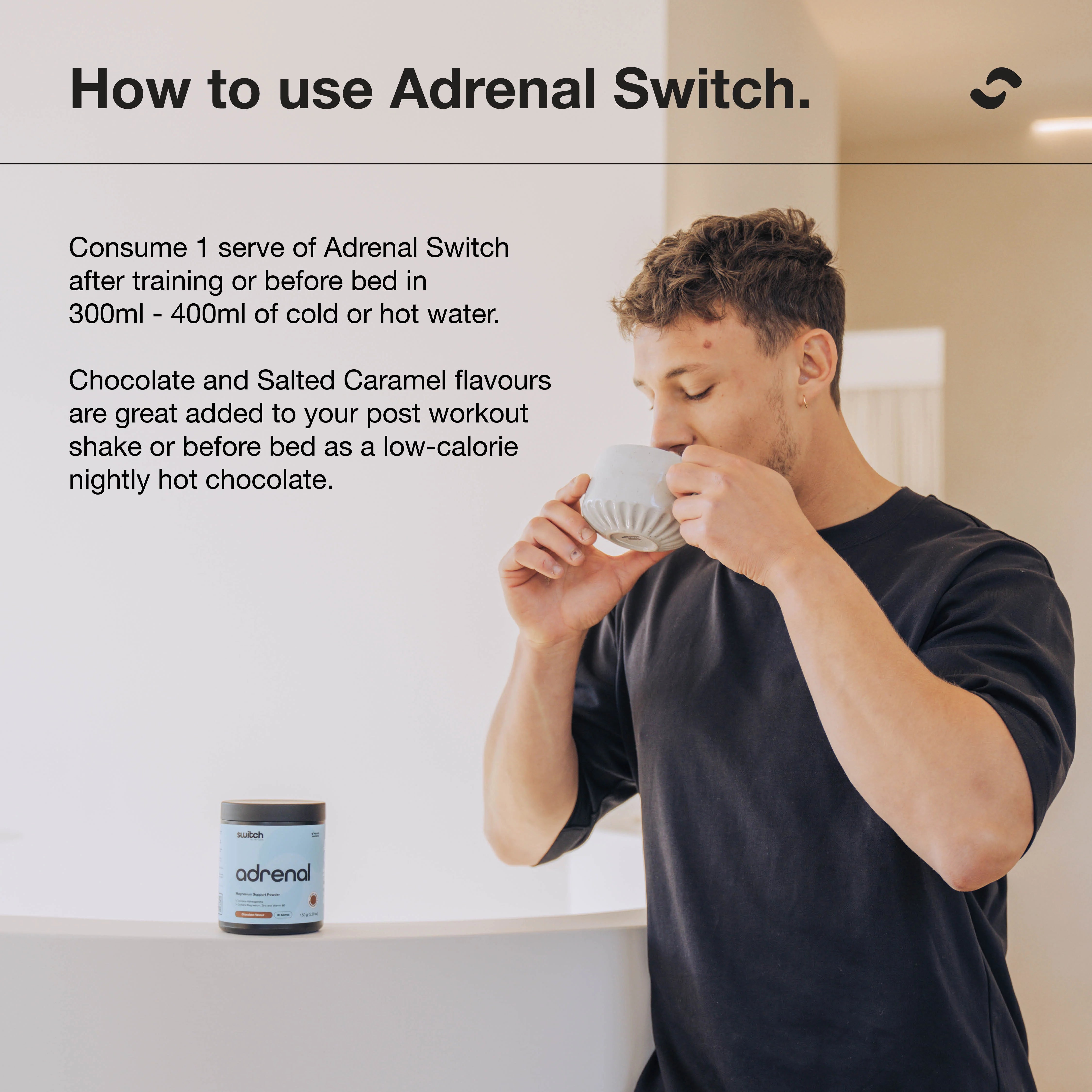 Switch Nutrition - Adrenal Switch - Magnesium Support Powder - 30 Serves