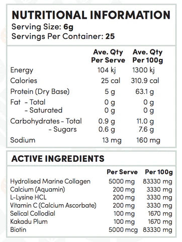 BodyFuel Formulas - Collagen+ - 25 Serves