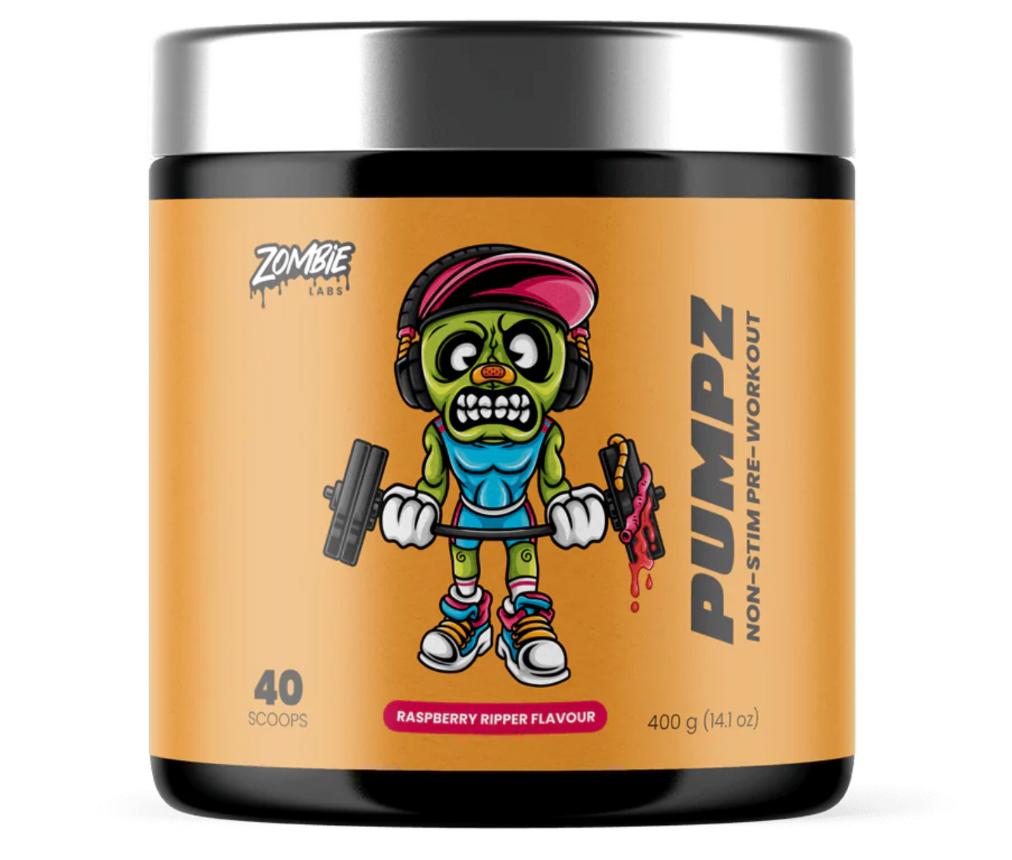 Zombie Labs PUMPZ - Non-Stim Pre-Workout - 40 Serves