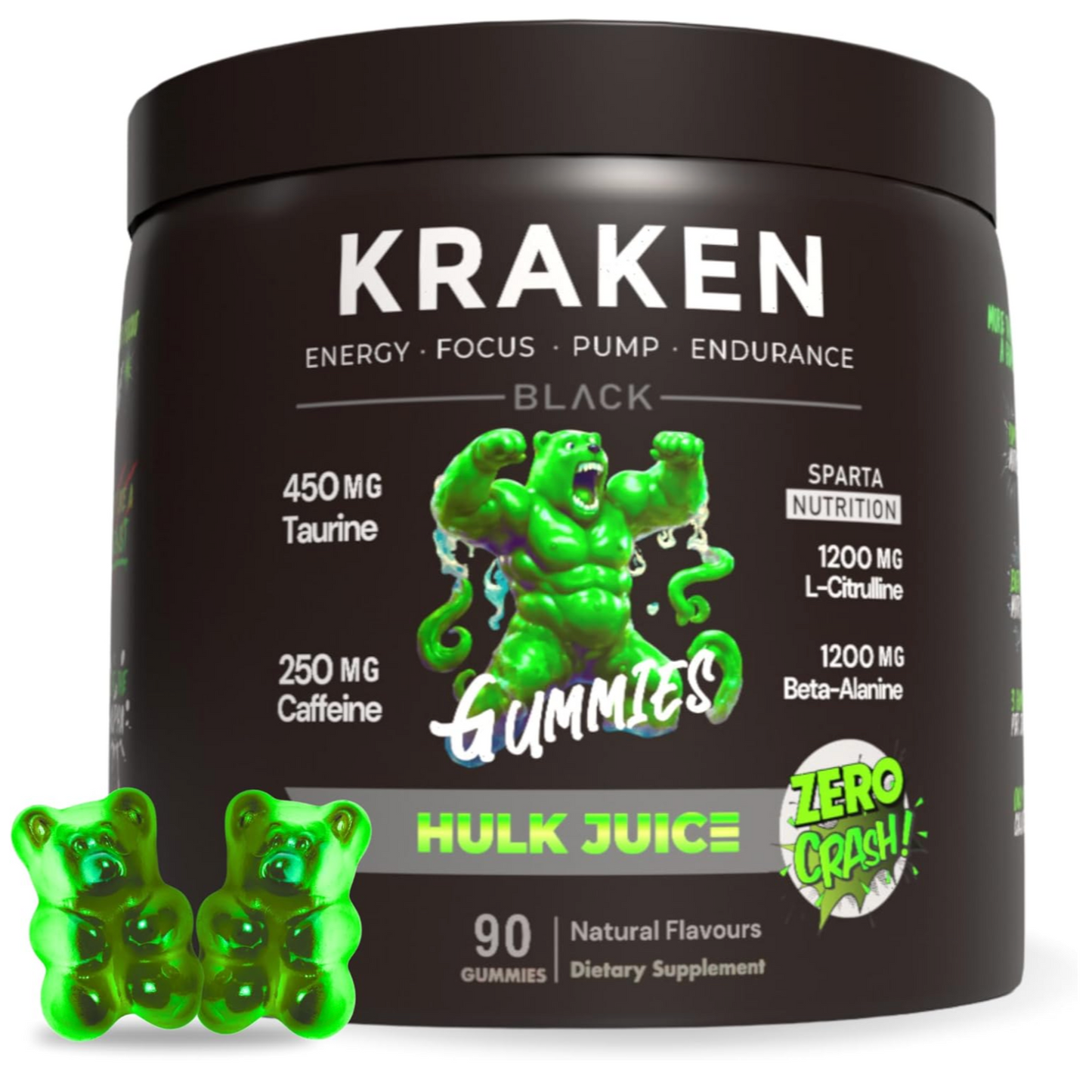 Kraken Stim Pre Workout Gummies by The Gummy Lab