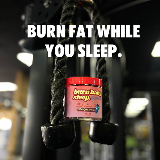 Burn Baby Sleep – Night Burn  Gummies with ACV, L-Carnitine & Ashwagandha