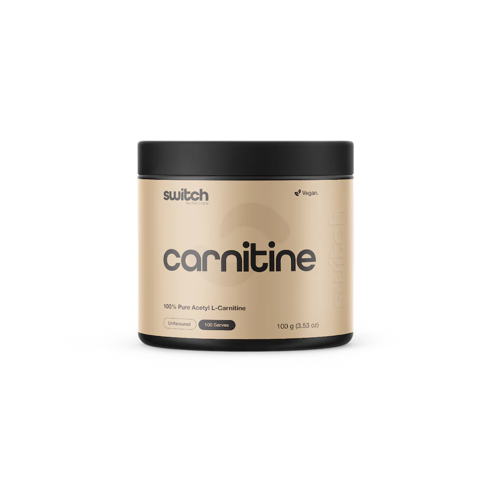 Switch Nutrition - Carnitine - 100% Pure Acetyl L-Carnitine - 100 Serves - Powder