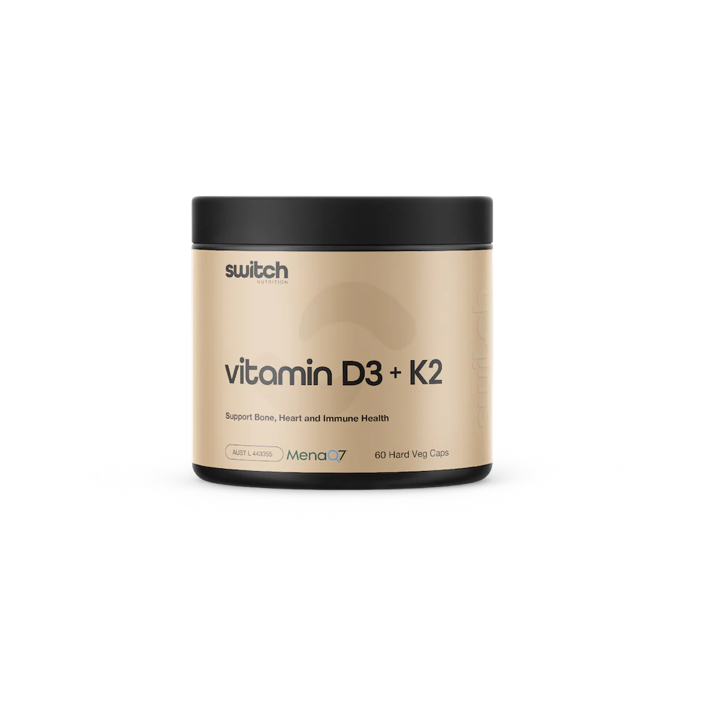 Switch Nutrition - Vitamin D3 + K2 - 60 Capsules