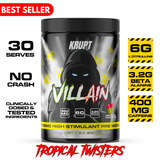 Krupt - Villain - Extreme High-Stimulant Pre-Workout - 30 Serves