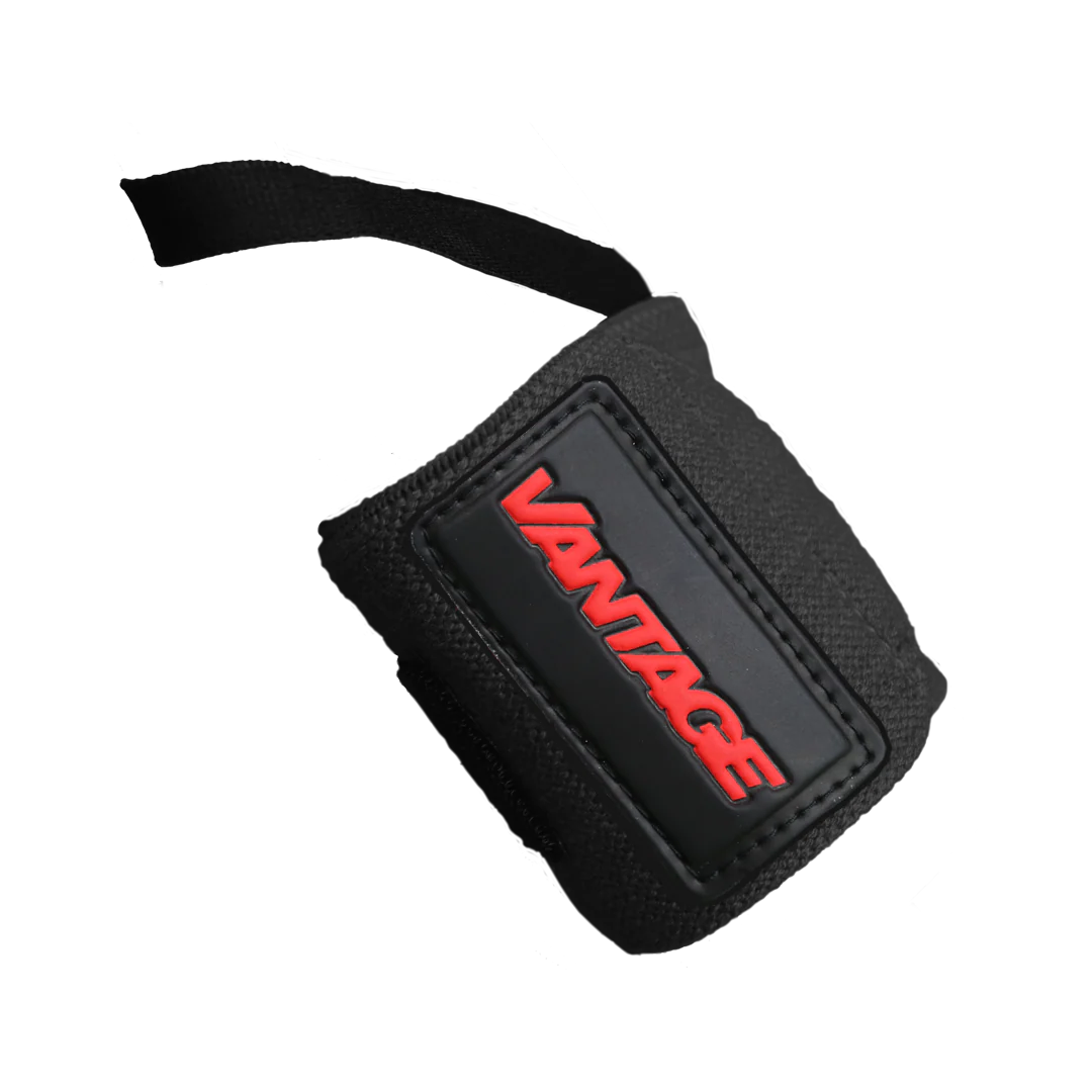 Vantage Strength - Wrist Wraps w/ Thumb Loop - Black