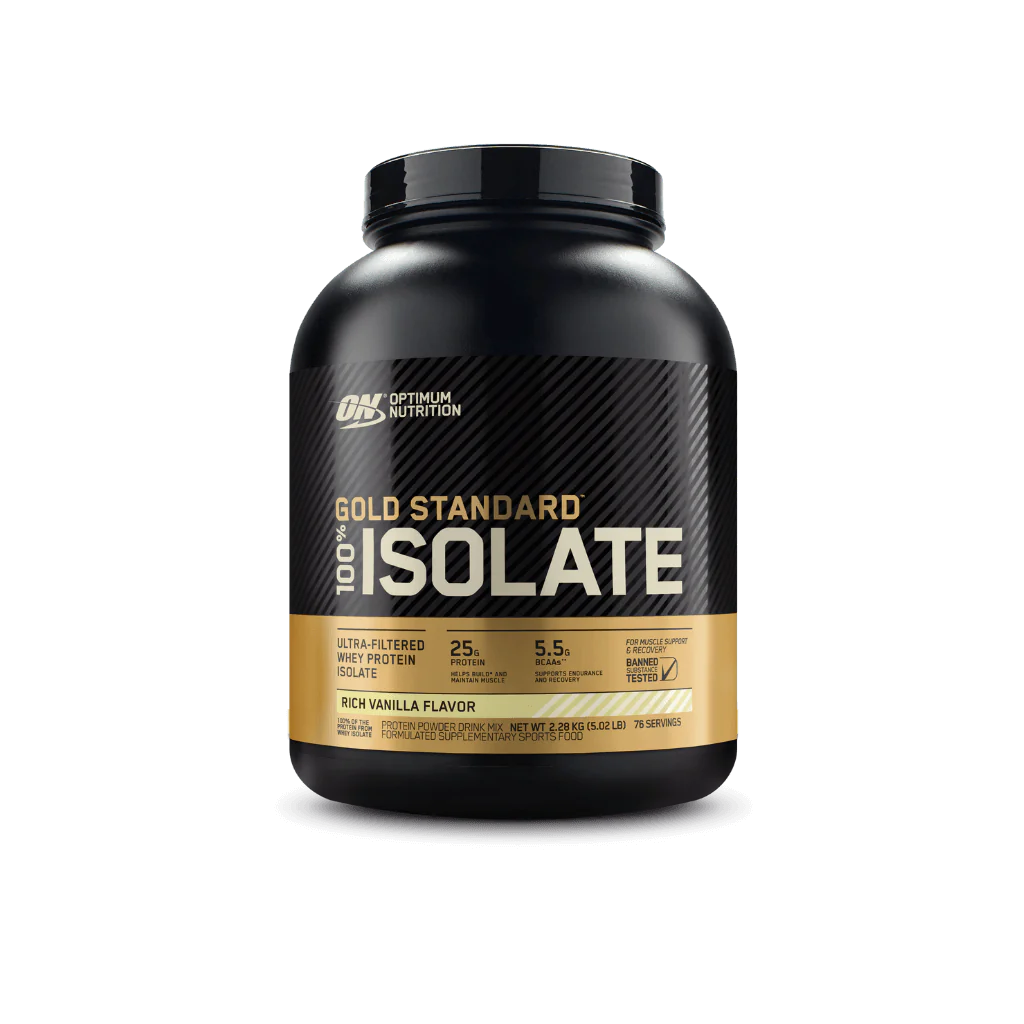 Optimum Nutrition Gold Standard 100% Isolate Protein Powder - 2.36kg - 76 Serves