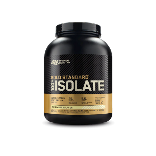 Optimum Nutrition Gold Standard 100% Isolate Protein Powder - 2.36kg - 76 Serves