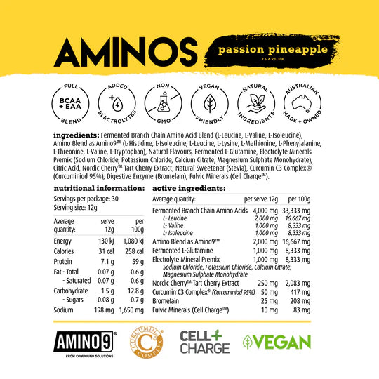 White Wolf Nutrition - Essential Aminos + Electrolytes - 30 Serves