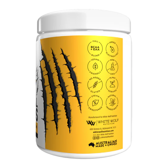 White Wolf Nutrition - Essential Aminos + Electrolytes - 30 Serves