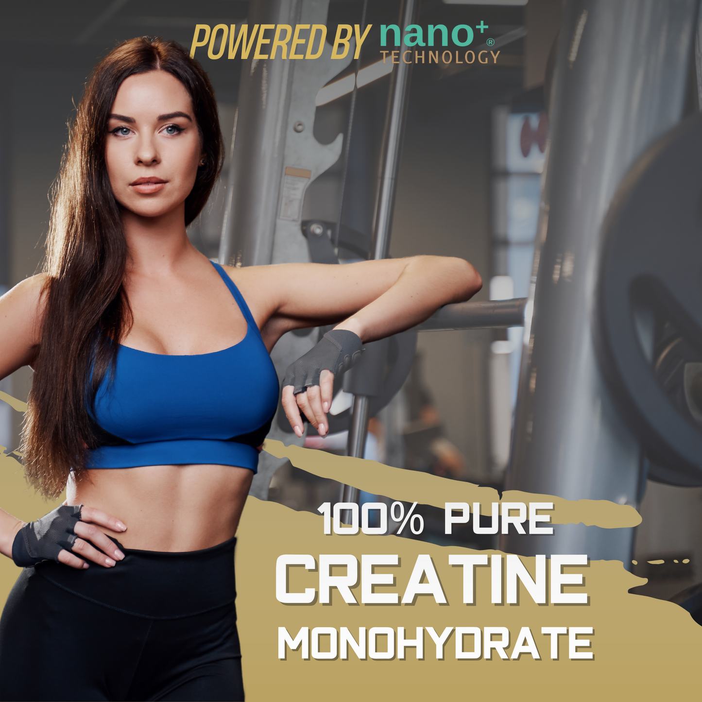 Creatine Monohydrate Powder German Engineered with Nano+ Technology 500g