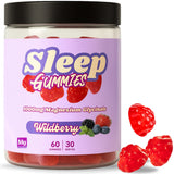 Sleep Gummies with Magnesium Glycinate – 1000mg Wildberry Flavor 30 Servings