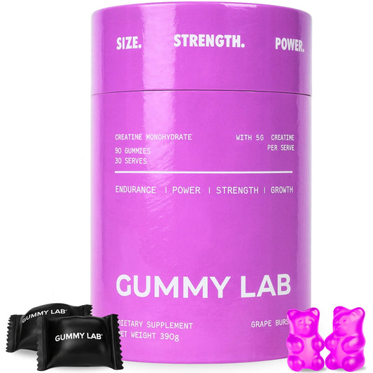 Creatine Gummies 5G by The Gummy Lab - Grape Burst