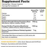 ALPHA G3NETICS - Xzilar8 - PRE-WORKOUT & FAT BURNER - 31 Serves - Wildberry