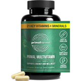 Primal Harvest Primal Multivitamin - Daily Multi-Vitamin Supplement with 21 Essential Vitamins Minerals for Men & Women