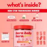 Burn Baby Burn - Non-stim Thermo Fat Burner Pre-workout Gummies by The Gummy Lab