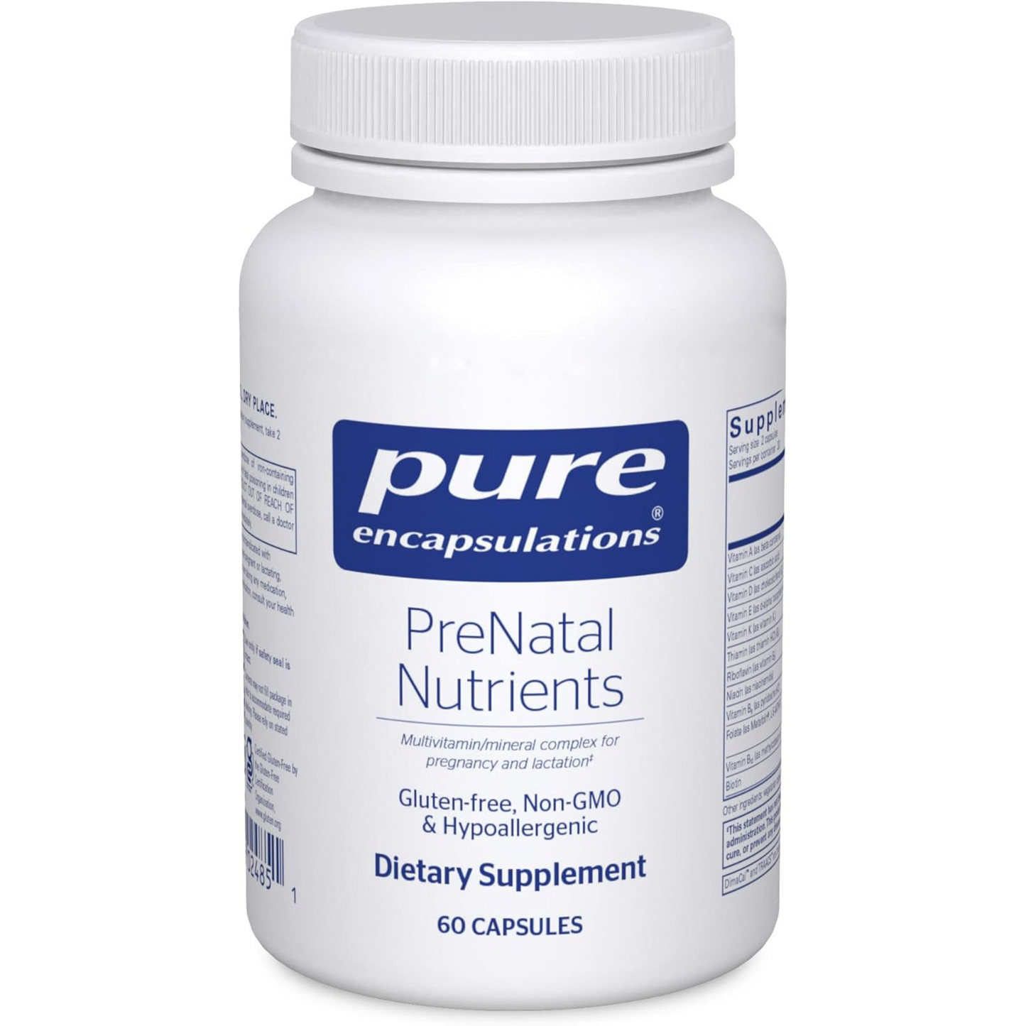 Pure Encapsulations PreNatal Nutrients - for Pregnancy & Lactation