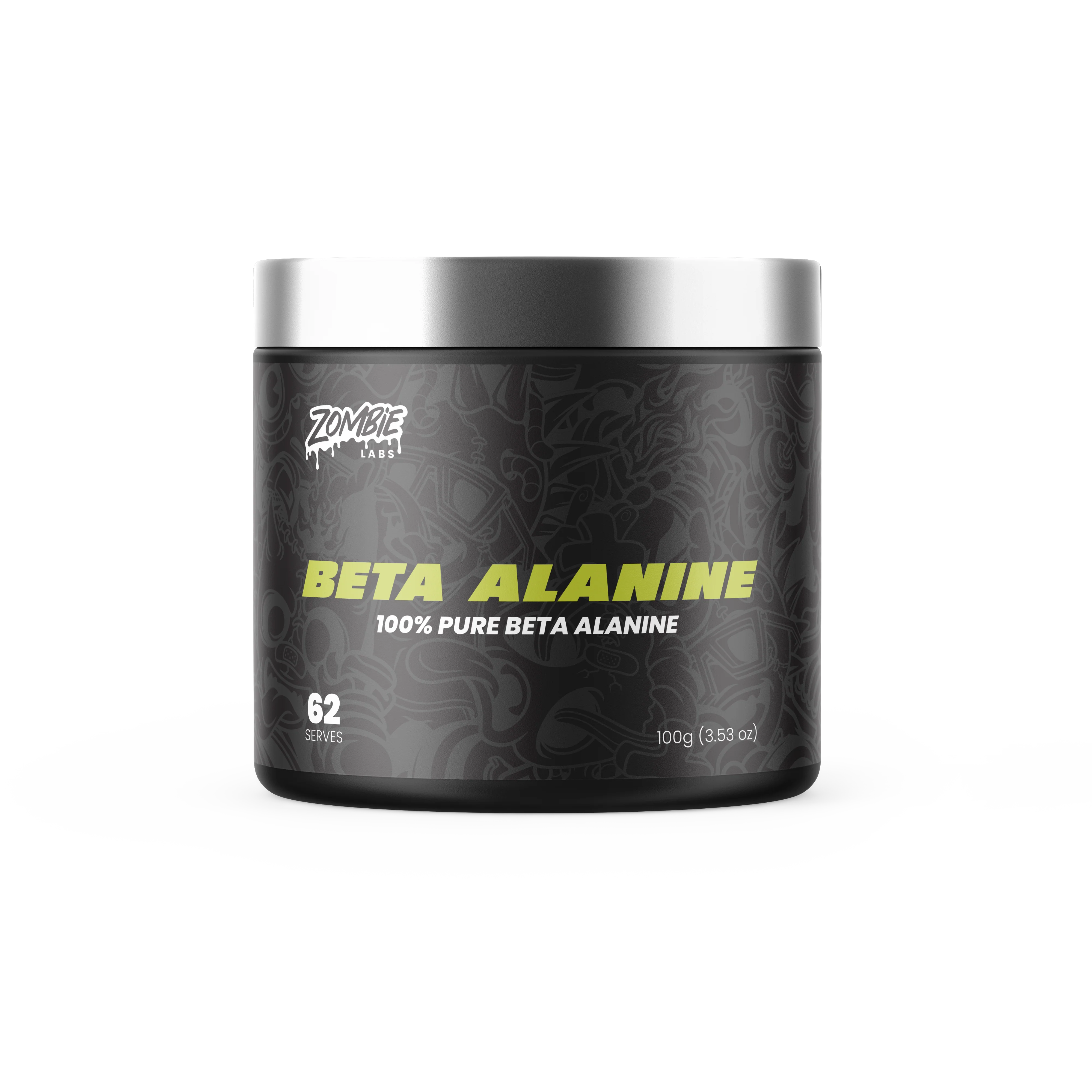 Zombie Labs - 100% Pure Beta Alanine - 62 Serves