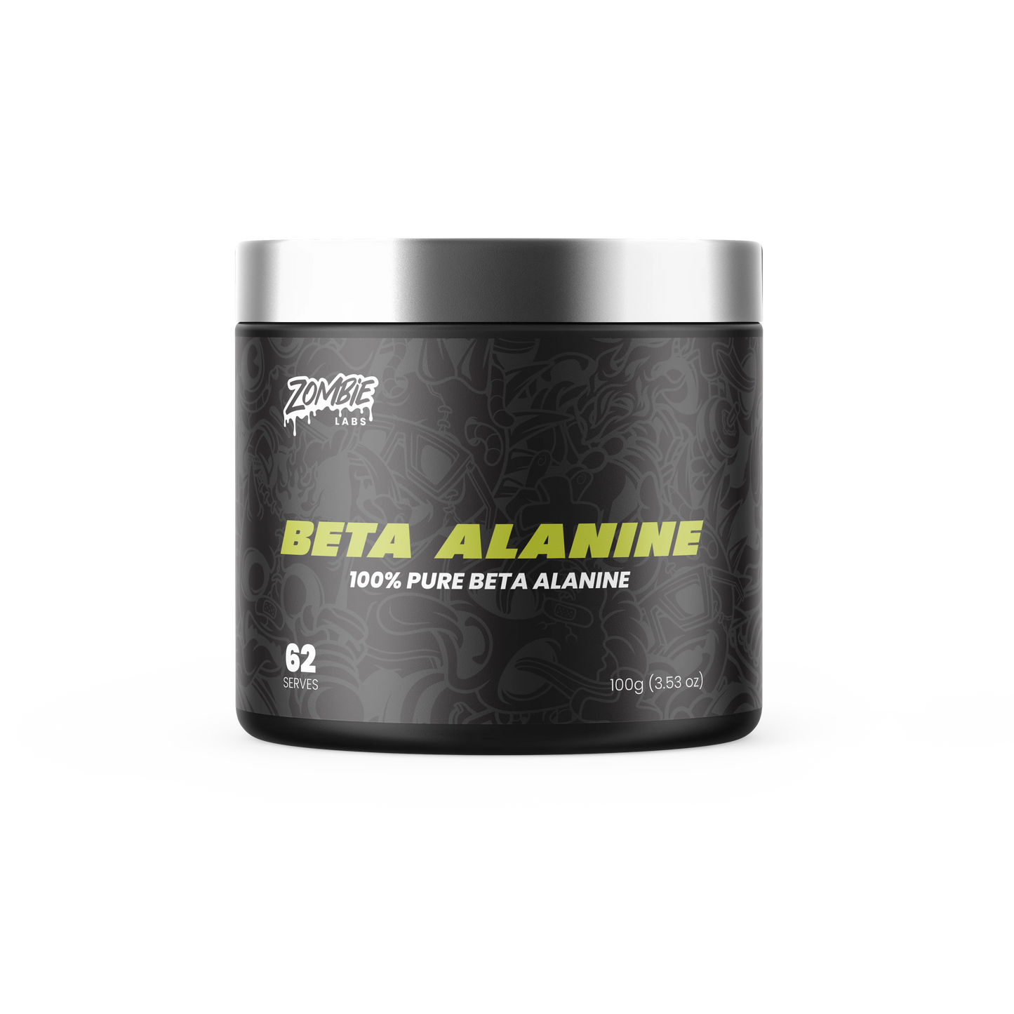 Zombie Labs - 100% Pure Beta Alanine - 62 Serves