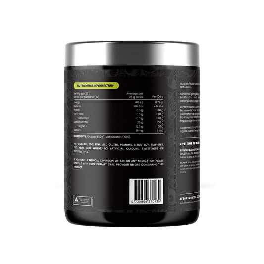 Zombie Labs - Enhanced 100% Pure Carbs | Glucose & Maltodextrin - 30 Serves
